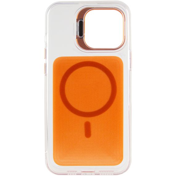 Чохол TPU+PC Jewel Sparkle with Magnetic Fit для Apple iPhone 15 (6.1") Orange Sparkle | Зображення 2
