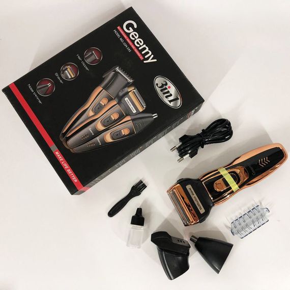 Профессиональные электрические бритвы GEMEI / Geemy GM-595, Электробритва беспроводная портативная LW-33 | Зображення 4