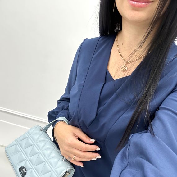 Женская блузка с длинным рукавом GF4214 цвет синий, размер 42/44 | Зображення 1