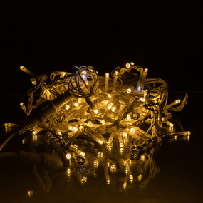 Вулична гірлянда "Бахрома" 6 м, 105 LED, мультиколор, білий дріт, режим флеш, IP44, з можливістю з’єднання