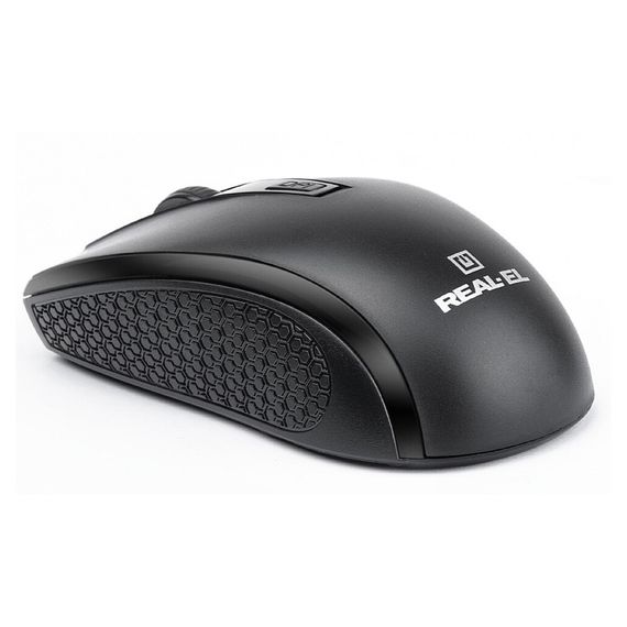 Мишка REAL-EL RM-308 Wireless Black | Зображення 5