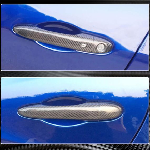 Накладки на ручки (Карбон) для Maserati Ghibli 2013-2023 рр | Зображення 2