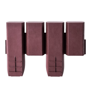 Огорожа для клумб і грядок темно-коричневий Алеана