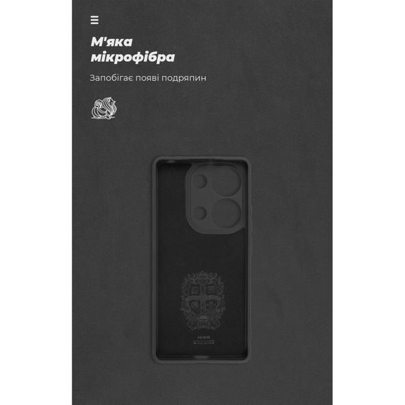 Чохол до мобільного телефона Armorstandart ICON Xiaomi Redmi Note 13 4G Camera cover Black (ARM82788) | Зображення 3