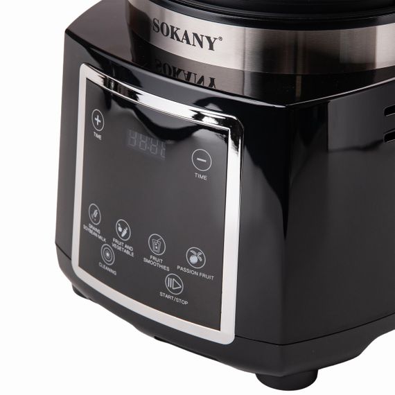 Безшумний блендер Sokany з 2-літровою чашею для смузі та коктейлів, портативний 6000 Вт SK-03037 | Зображення 7