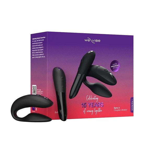 Набір секс-іграшок вібратор для пар Sync 2 та віброкуля Tango X We-Vibe Limited Anniversary Edition Sex Aura