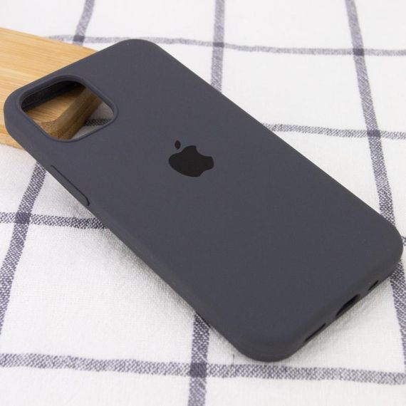 Чехол Silicone Case Full Protective (AA) для Apple iPhone 13 mini (5.4") Серый / Dark Gray | Зображення 1