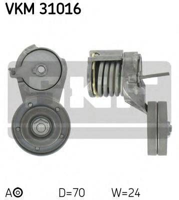 Ролик натяжний ременя поліклінового (Вир-во SKF) SKF VKM31016 на SKODA OCTAVIA (1U2)
