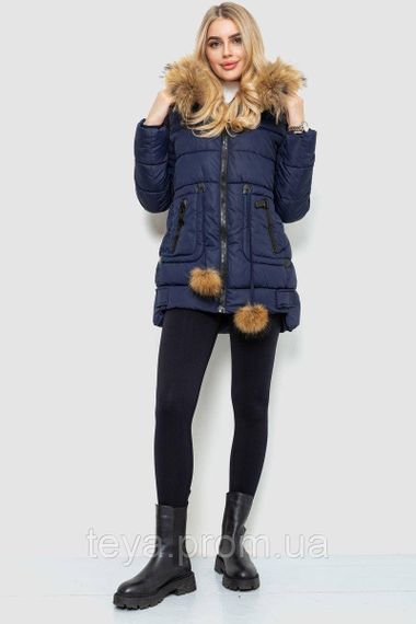 Куртка жіноча зимова, колір темно-синій, розміри XS, S, M, L, XL FA_008669 | Зображення 1