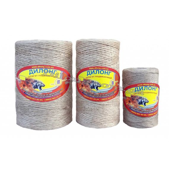 Джутовый шпагат на втулке 400м 350г | Зображення 1