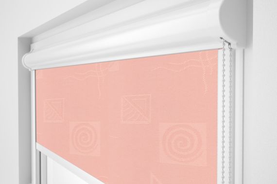 Рулонна штора Rolets Ікеа 2-1842-625 62.5x170 см закритого типу Рожева