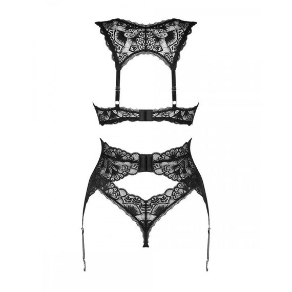 Мереживний комплект сексуальної білизни XS/S Donna Dream Obsessive, 3 предмети | Зображення 3