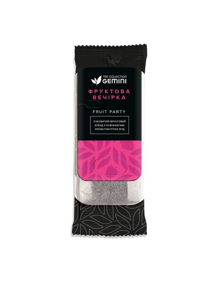 Чай Gemini Гранд Пак для чашки Berry Cocktail Фруктова вечірка 15шт