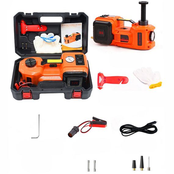 Набір 3в1 електродомкрат+компресор+ліхтар до 5 тонн потужність 180W XPRO ZSY03-X (43479- ZSY03-X_4101) | Зображення 9