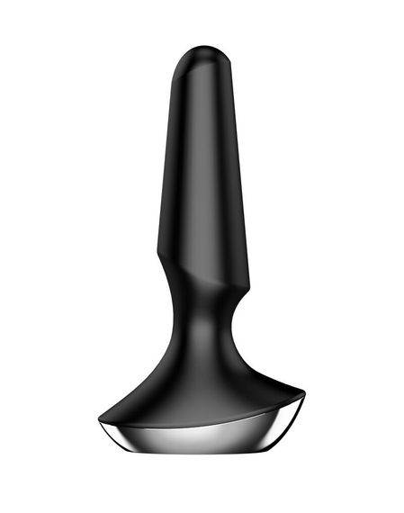 Анальна смарт-вібропробка Satisfyer Plug-ilicious 2, Чорний | Зображення 1