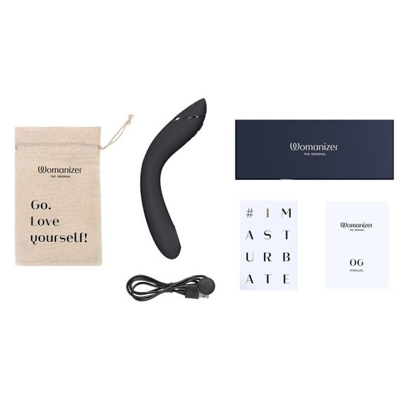 Вібратор для точки G з вакуумною стимуляцією Womanizer OG Dark Grey | Зображення 6