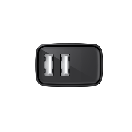 Зарядний пристрій мережевий 2USB 2,1А чорний Havit HV-H131P | Зображення 2