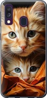 Чехол на Samsung Galaxy A40 2019 A405F Котики 2 из пластика FCh_008331