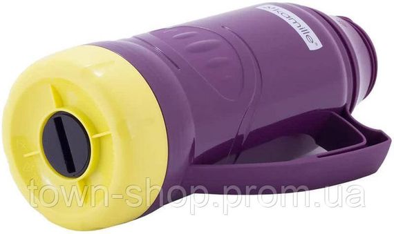 Термос Kamille Glass Violet 1000мл зеркальная колба и 2 чашки KM-2031 | Зображення 2