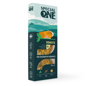 Лакомства Special One для гризунов  «Пончики» петрушка, чумиза, календула 50 г