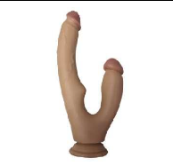 Фаллоимитатор двойной Brandon на присоске sexstyle | Зображення 1