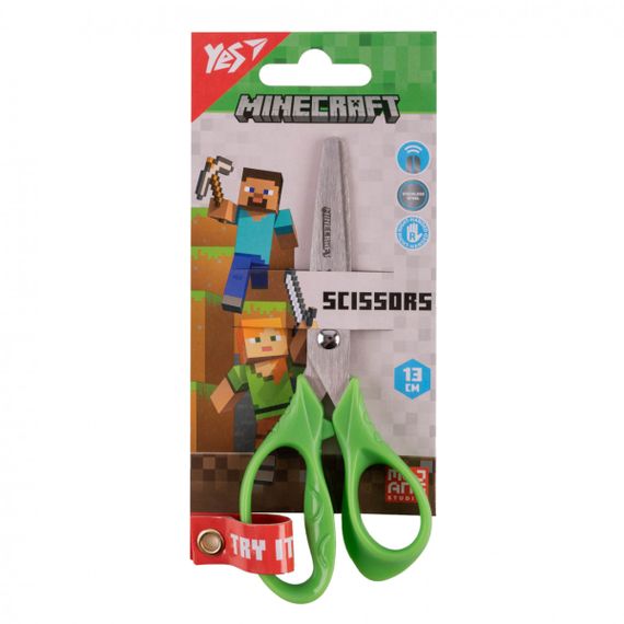 Ножиці канцелярські YES Minecraft 4 480444 13 см