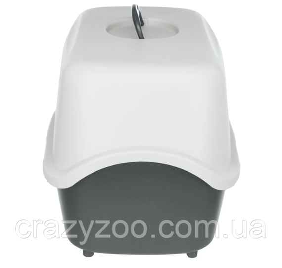 Закритий туалет для котів Trixie Vico Сірий/Білий 40х40х56 см TX-40271 | Зображення 1