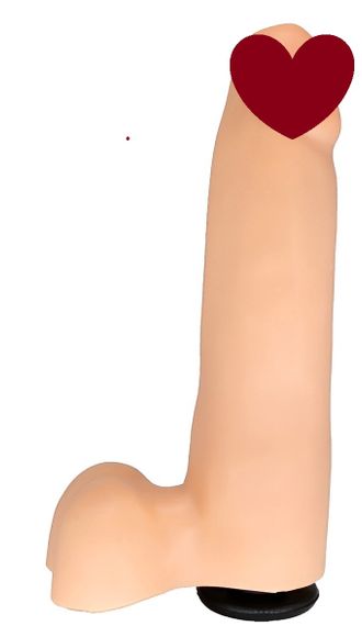 Насадка для страпону тілесна EGZO NSTR32 ( 16,5 см х 3,9 см ) Sex Aura