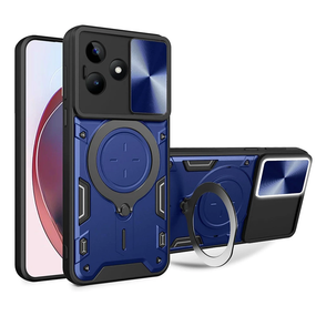 Чохол Magnetic Stand з захистом камери для Xiaomi Redmi 13 колір Синiй