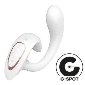 Вагинально-клиторальный вибратор Satisfyer G for Goddess 1 White, 2 мотора Sex Aura