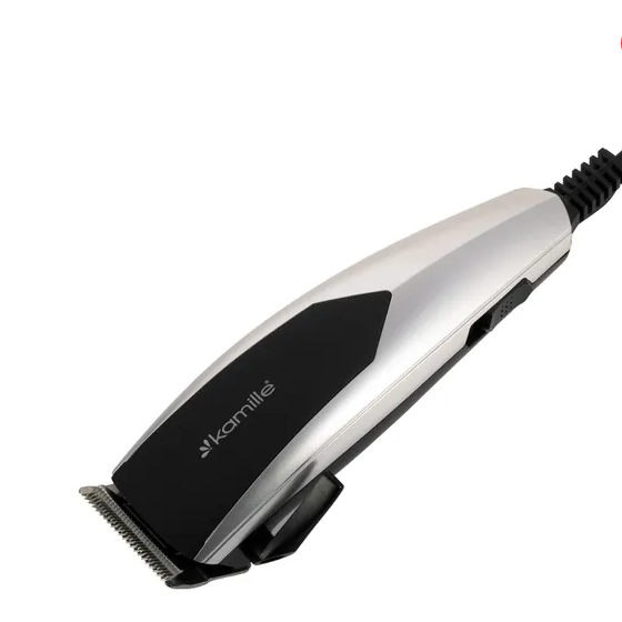Машинка для стрижки 240W дротова сріблястий/чорний 6803 KAMILLE | Зображення 1