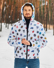Куртка НБА білий S M