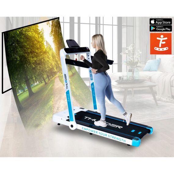 Бігова доріжка THUNDER Race White | Зображення 5