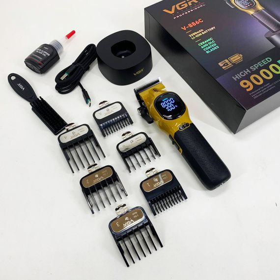 Машинка для стрижки акумуляторна VGR V-886C GOLD | Зображення 8