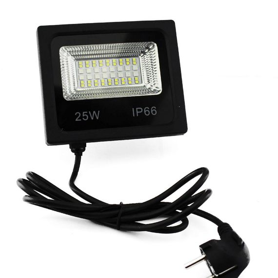 SMART LED ПРОЖЕКТОР 25W IP66 RGB bluetooth с приложением (36) | Зображення 1