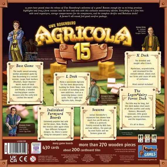 Настільна гра Agricola 15th Anniversary Box (Агрікола 15 Ювілейне видання (англійською)) | Зображення 2