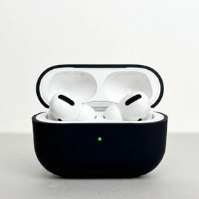 Силіконовий чохол для навушників pods Pro 2 (Чорний)