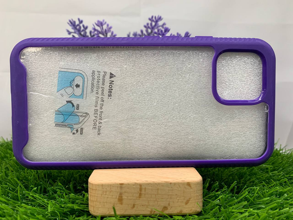 Google Pixel 4 Протиударний чохол 360 Фіолетовий