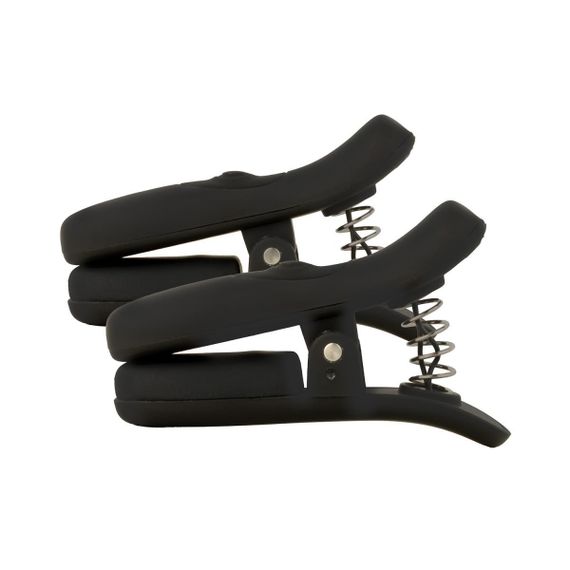 Зажимы для сосков с вибрацией Bedroom Fantasies Vibrating Nipple Clamps - Black Sex Aura | Зображення 2