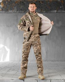 Тактичний костюм KRANG на овчині піксель ВТ0513