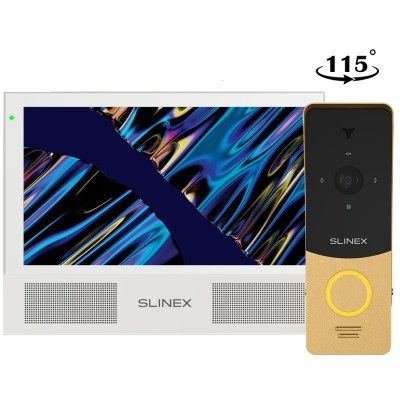 Комплект видеодомофона Slinex Sonik 7 Cloud White  ML-20HD | Зображення 1