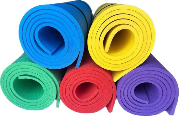 Килимок спортивний Eva Play М&M 1450х500х8 мм синій (213762) | Зображення 2