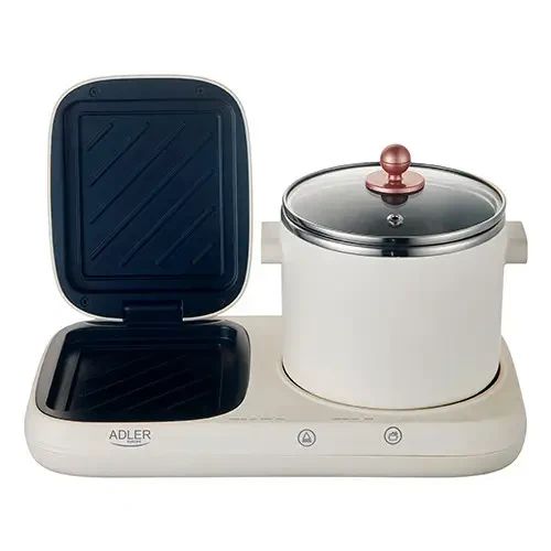 Контактний гриль + елекричнакаструля Adler AD 6421 (UA-01) | Зображення 6