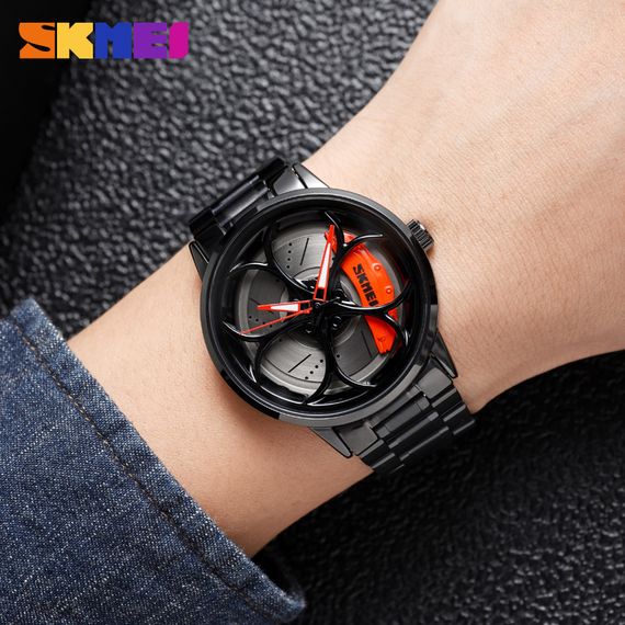 Чоловічий годинник Skmei 1990B Black-Red | Зображення 2