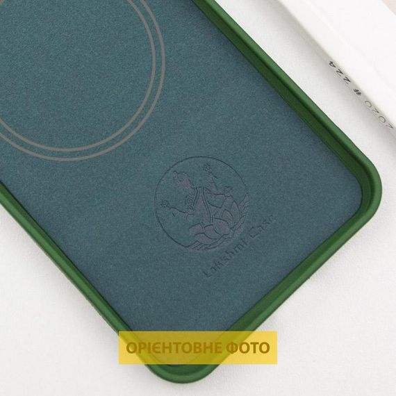 Чехол Silicone Cover Lakshmi Full Camera (AA) with MagFit для Motorola Edge 60 / 60 Fusion Зеленый / Dark green | Зображення 1