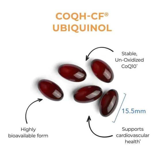 NOW CoQH-CF UBIQUINOL | 60 SGELS | Зображення 2