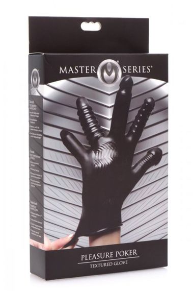 Перчатка с разными текстурами Master Series Pleasure Poker Textured Glove | Зображення 4