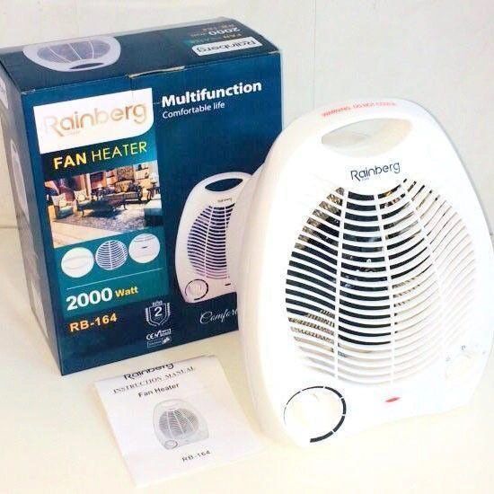 Тепловентилятор Rainberg RB-164 електричний обігрівач UR-216 2000 W | Зображення 5