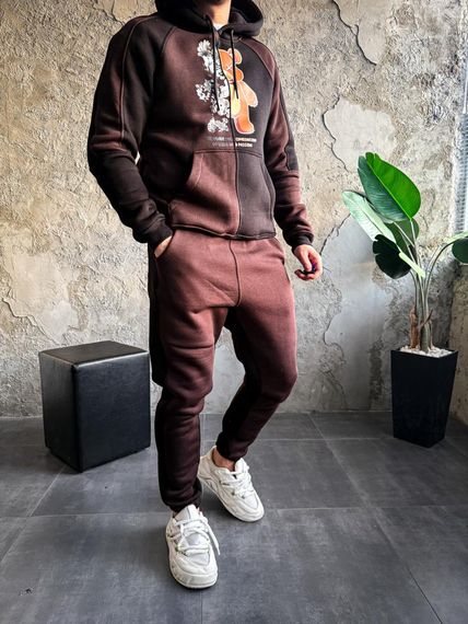 Спортивний костюм утеплений дтф | Зображення 3