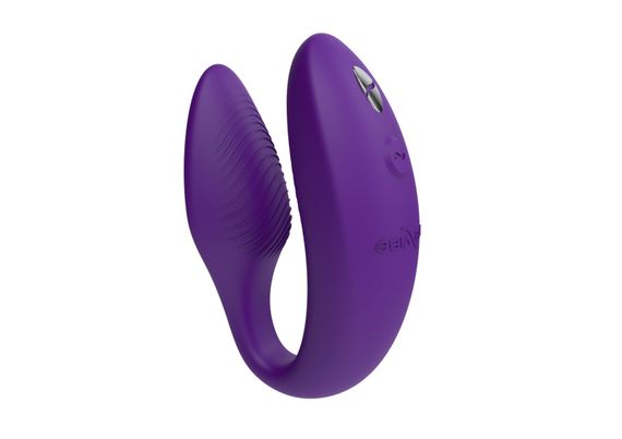 Смарт-вибратор для пар We-Vibe Sync 2 Purple, 10 виброрежимов, пульт ДУ | Зображення 4